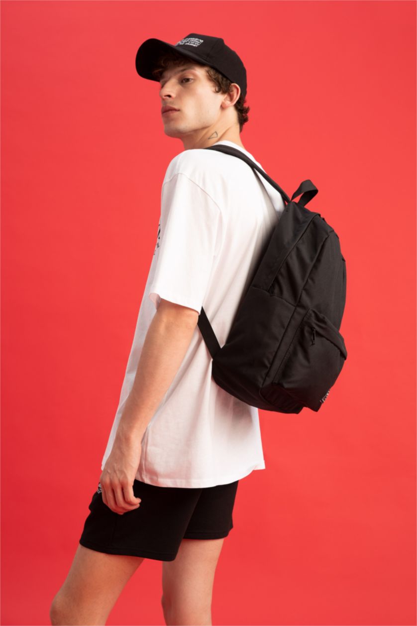 رجالي أسود شنطة ظهر وتر بروف للجنسين