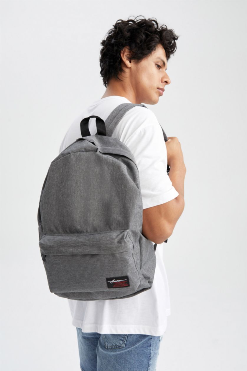 MAN Grey Melange Backpack
