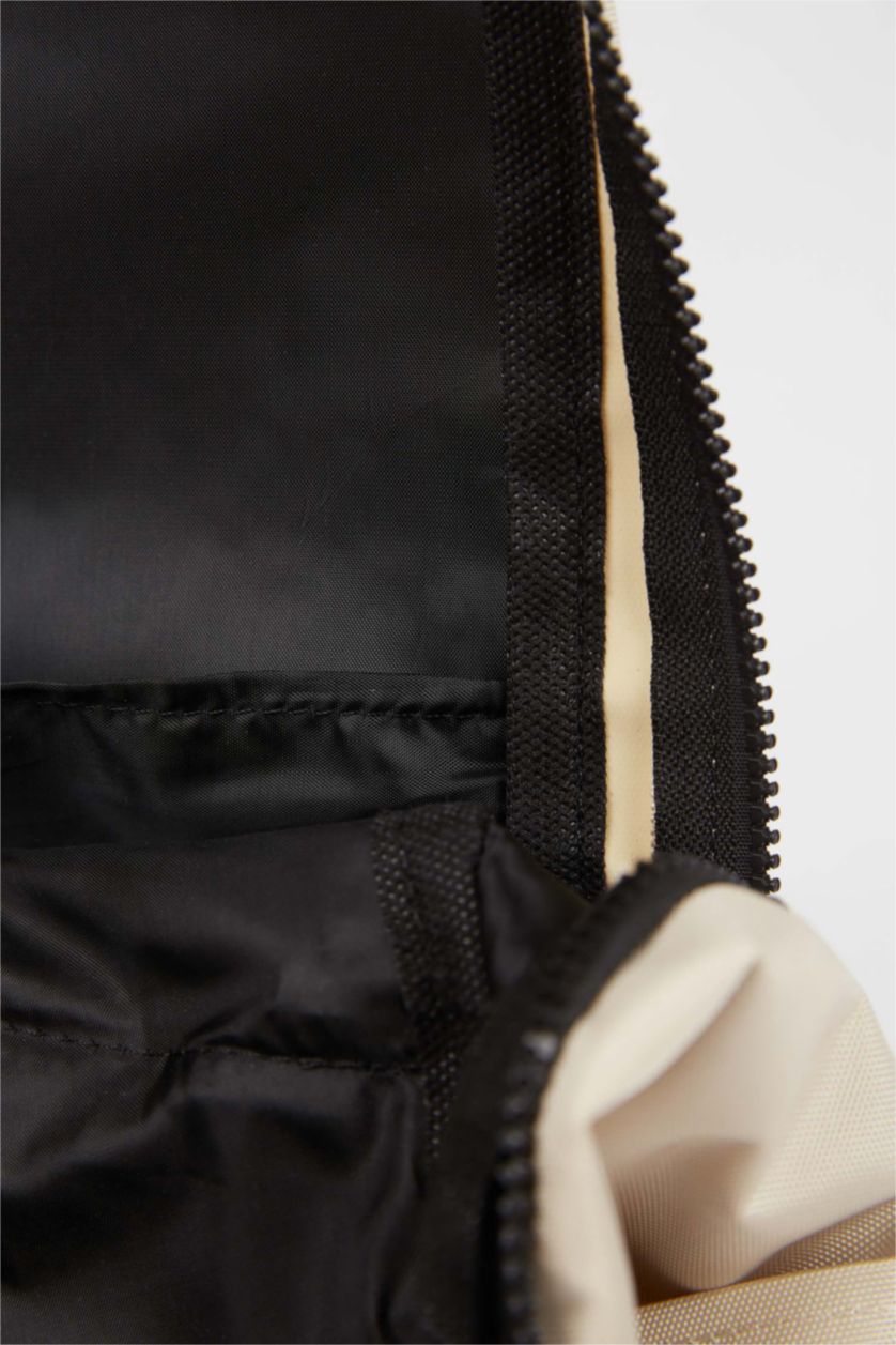 HOMME Beige Sac à dos pour homme avec compartiment pour ordinateur portable