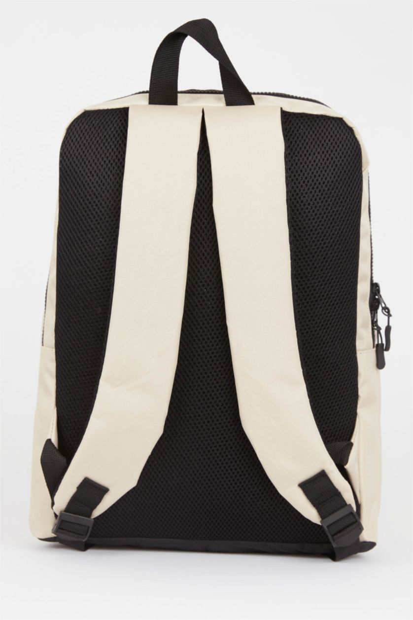 HOMME Beige Sac à dos pour homme avec compartiment pour ordinateur portable