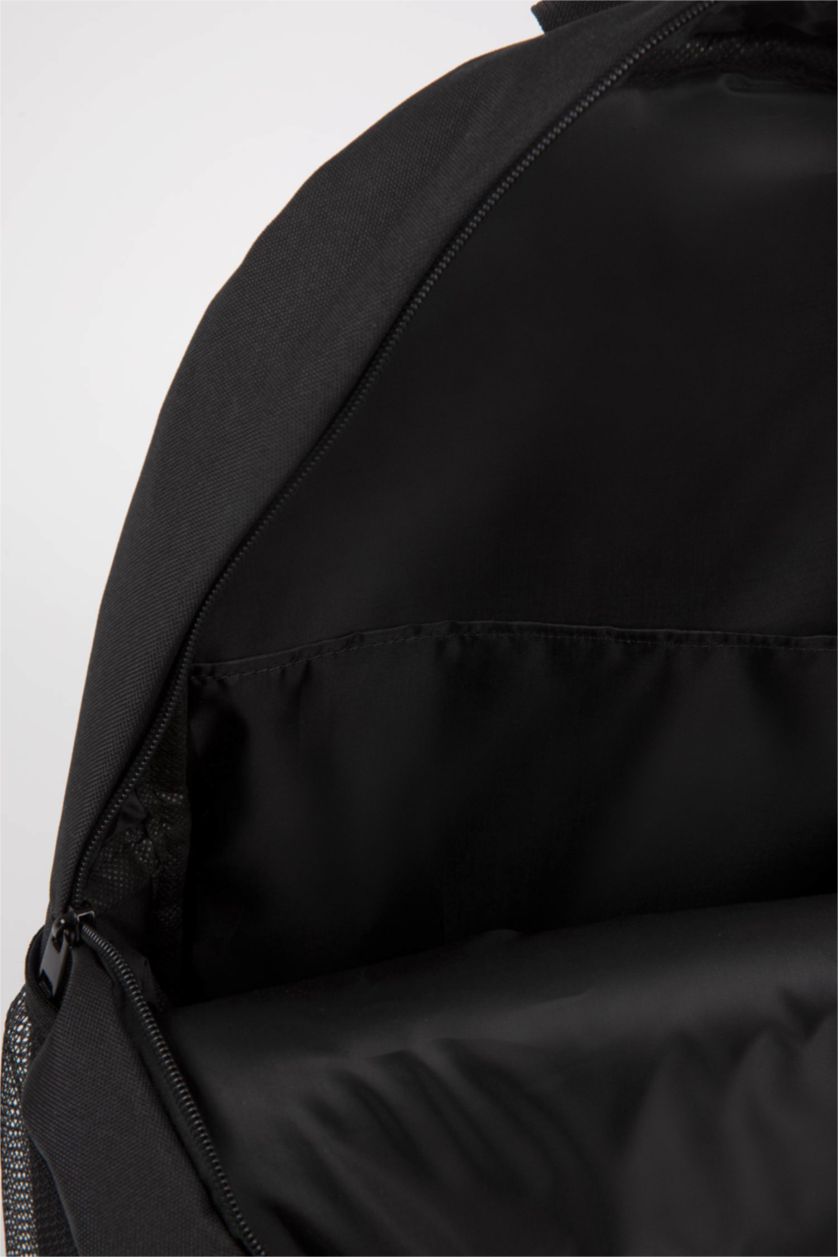 Erkek Siyah Unisex Su İtici Kendini Onaran Laptop Bölmeli Baskılı Okul Sırt Çantası