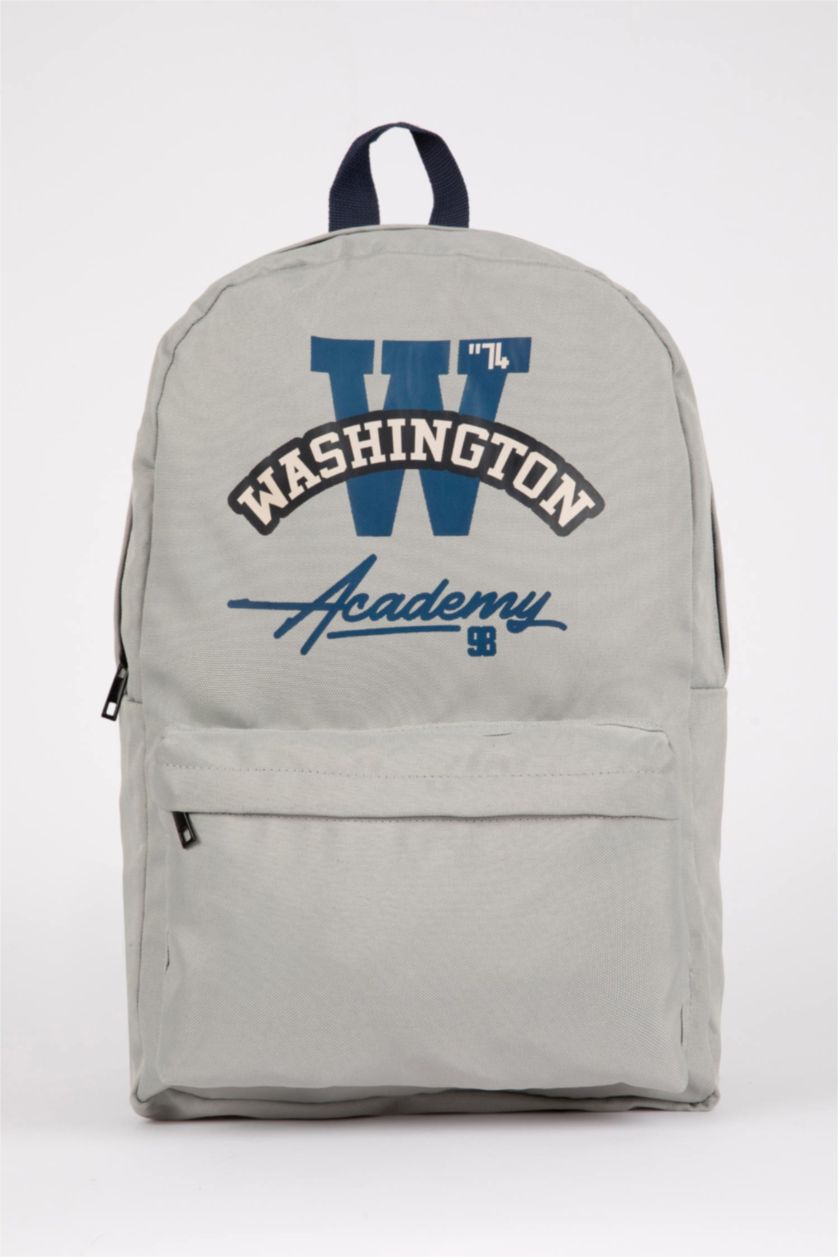 رجالي رمادي شنطة ظهر رجالي