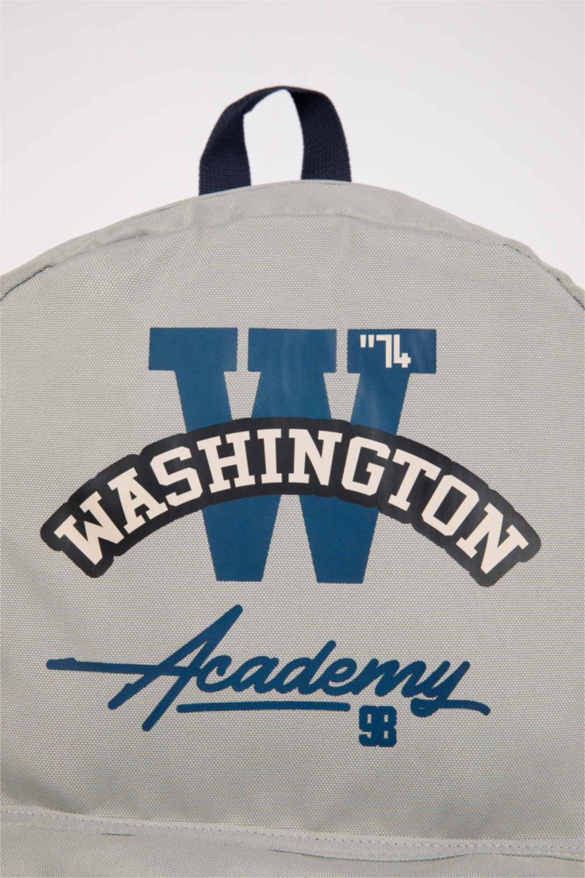 رجالي رمادي شنطة ظهر رجالي