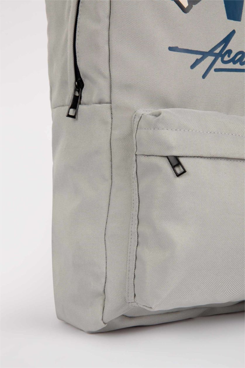 رجالي رمادي شنطة ظهر رجالي