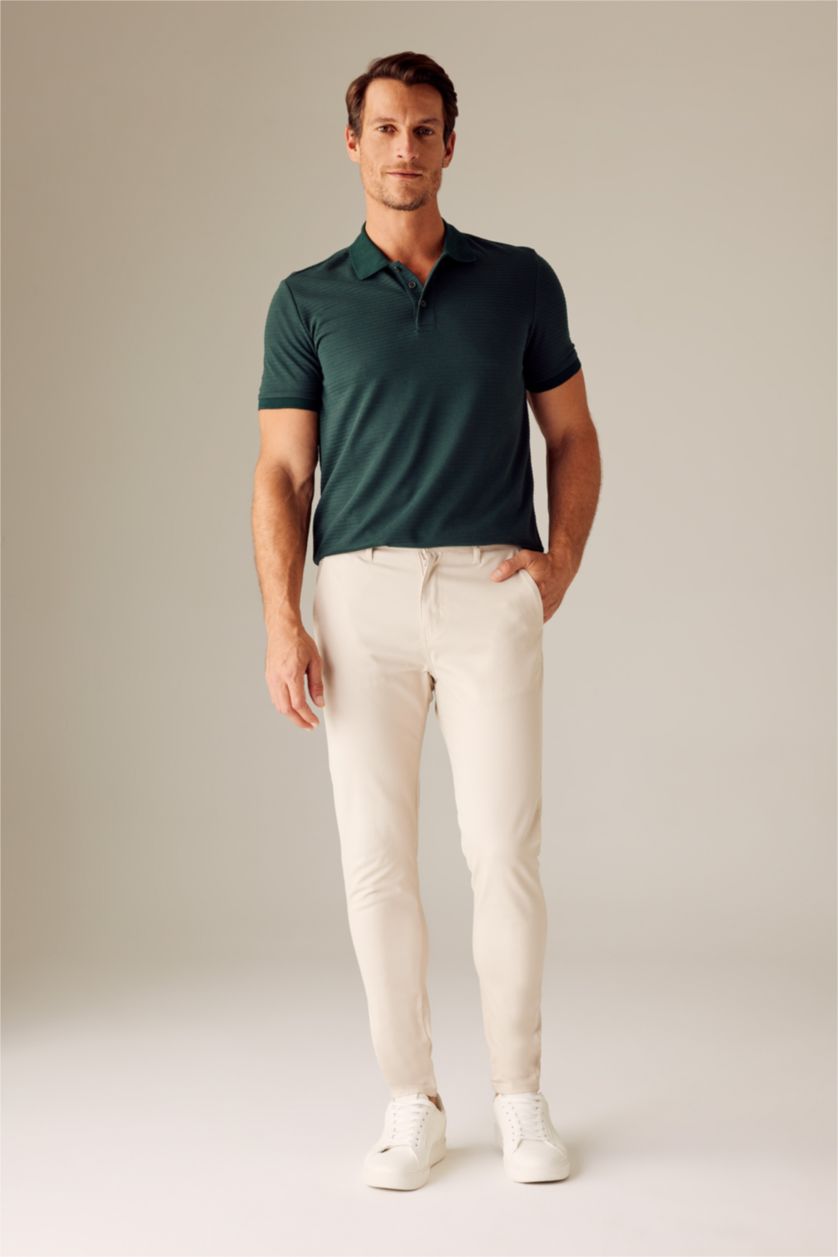 HOMME Vert Foncé T-Shirt Polo