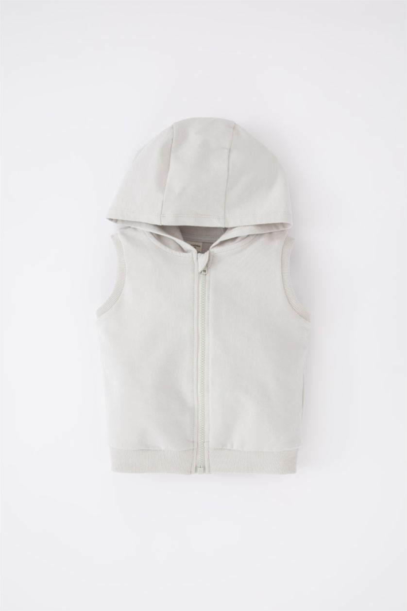 طفل صغير اللون الحجري فيست اولادي قماش رقيق بكابيشون بسوسته