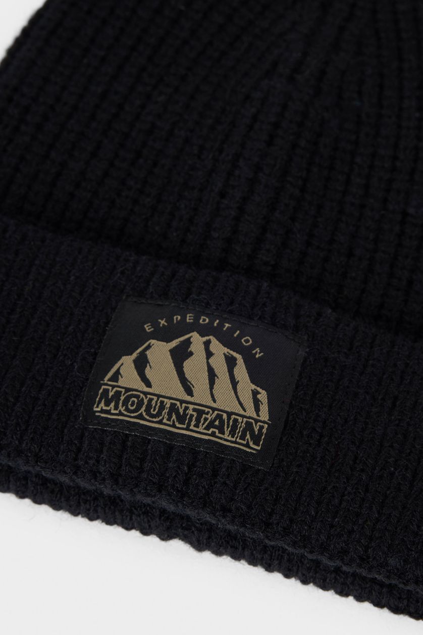 Erkek Siyah Erkek Outdoor Bere