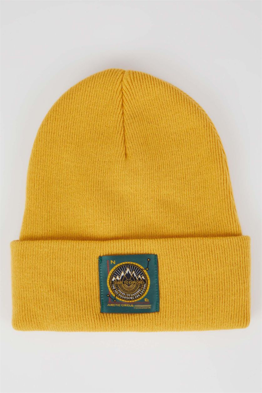 HOMME Jaune Bonnet d'hiver Homme