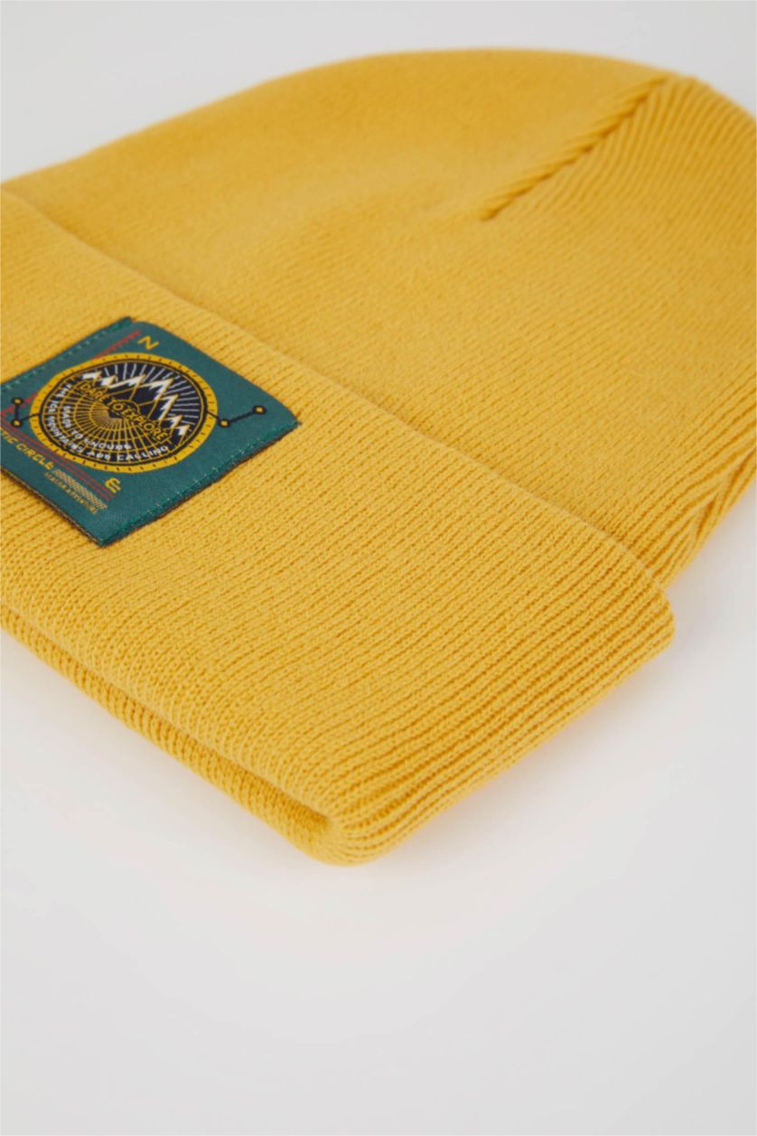 HOMME Jaune Bonnet d'hiver Homme