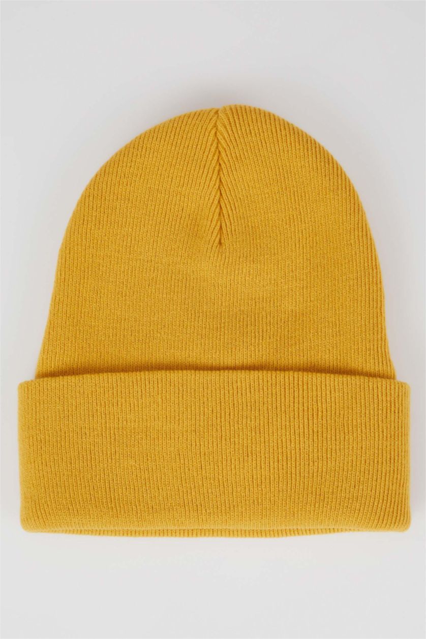 HOMME Jaune Bonnet d'hiver Homme