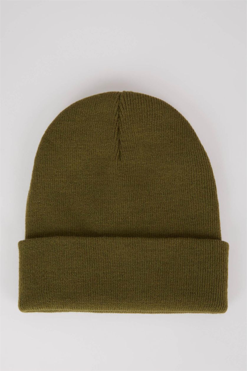 HOMME Vert Bonnet d'hiver Homme