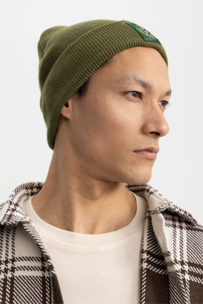HOMME Vert Bonnet d'hiver Homme