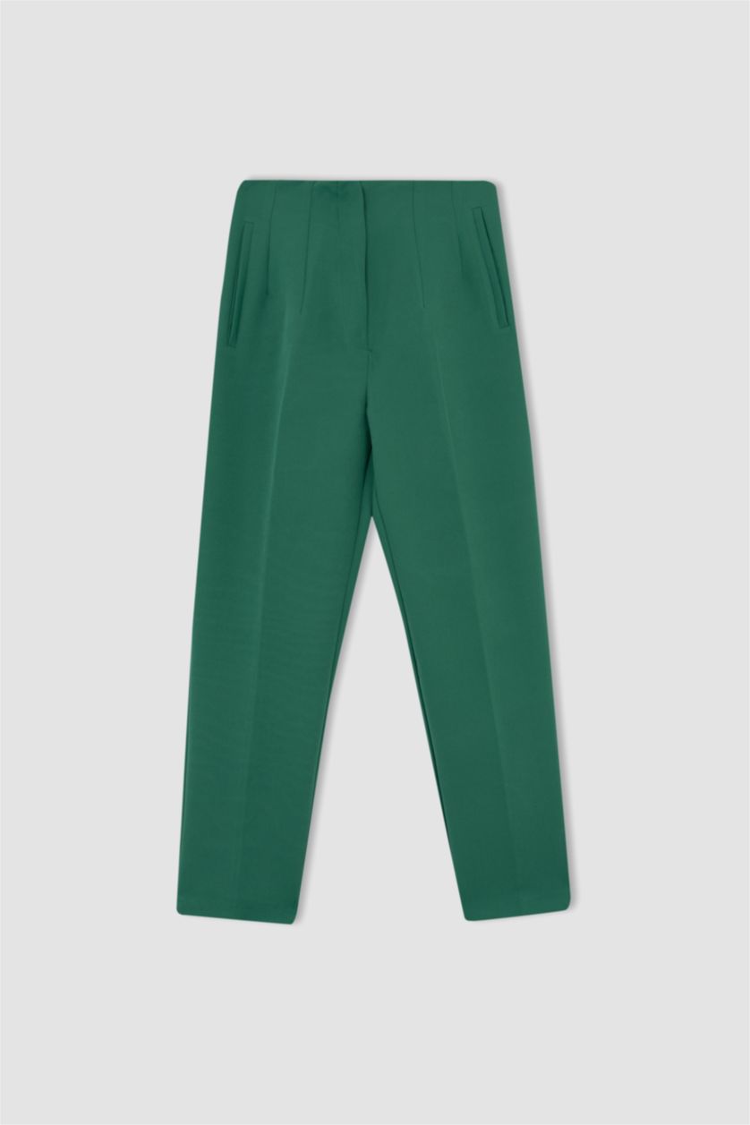 WOMAN Green Carrot Fit Trousers