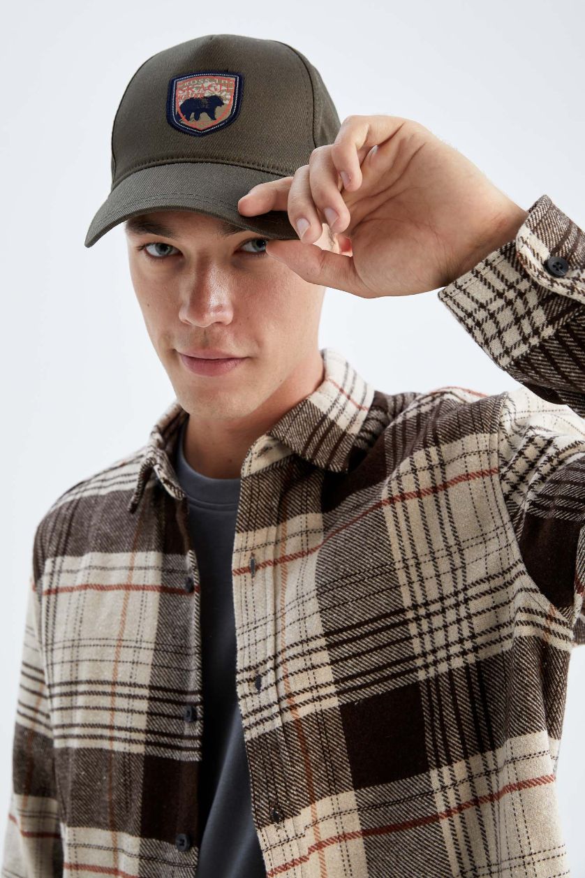 Man Khaki Man Cotton Hat