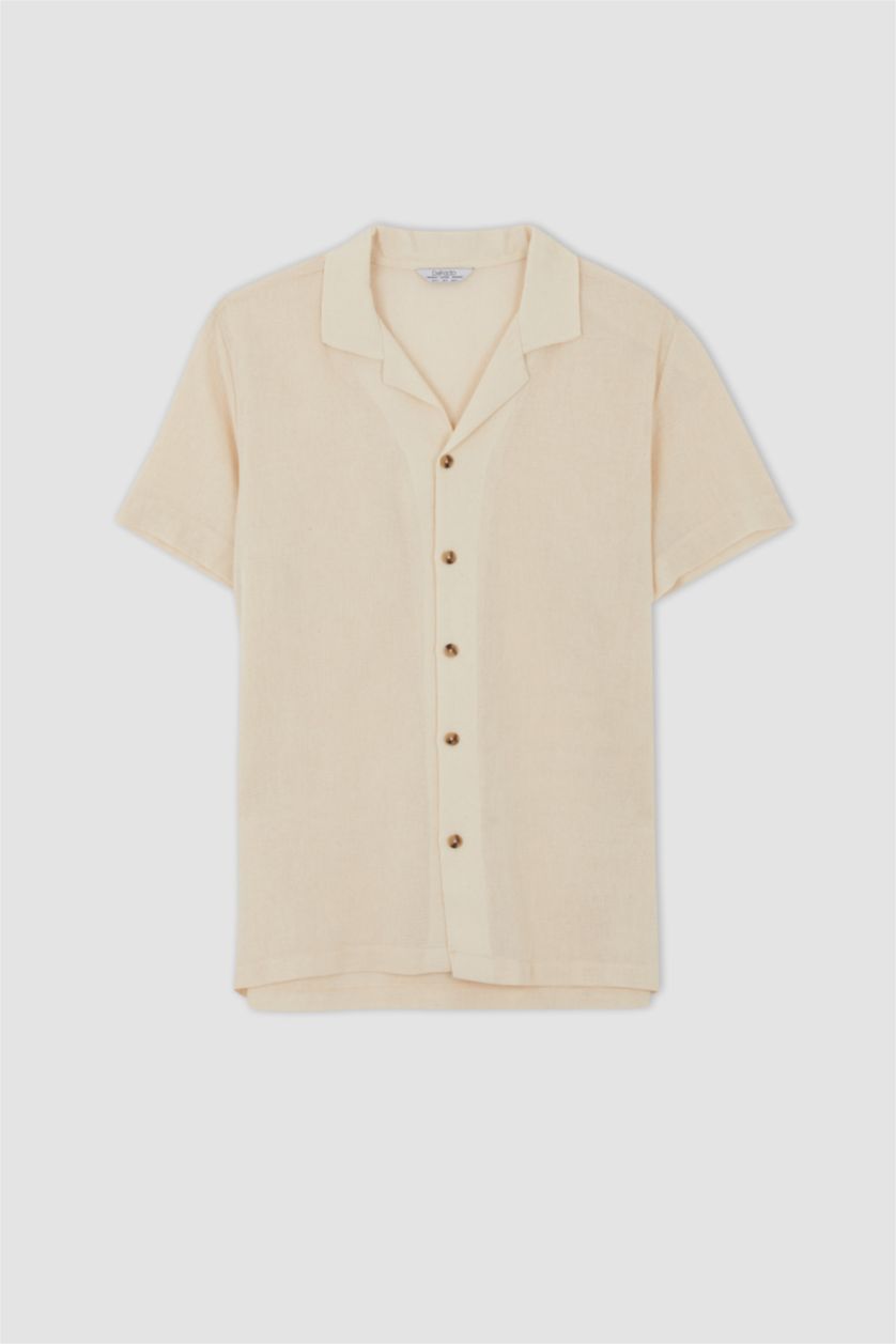 MAN Sand Regular Fit Short Sleeve Shirt