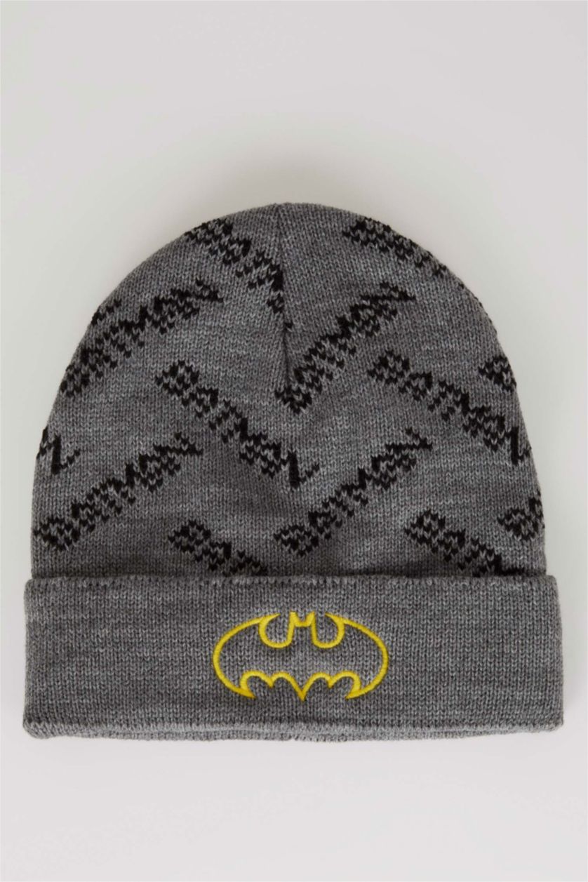 HOMME Anthracite Bonnet Batman pour Homme