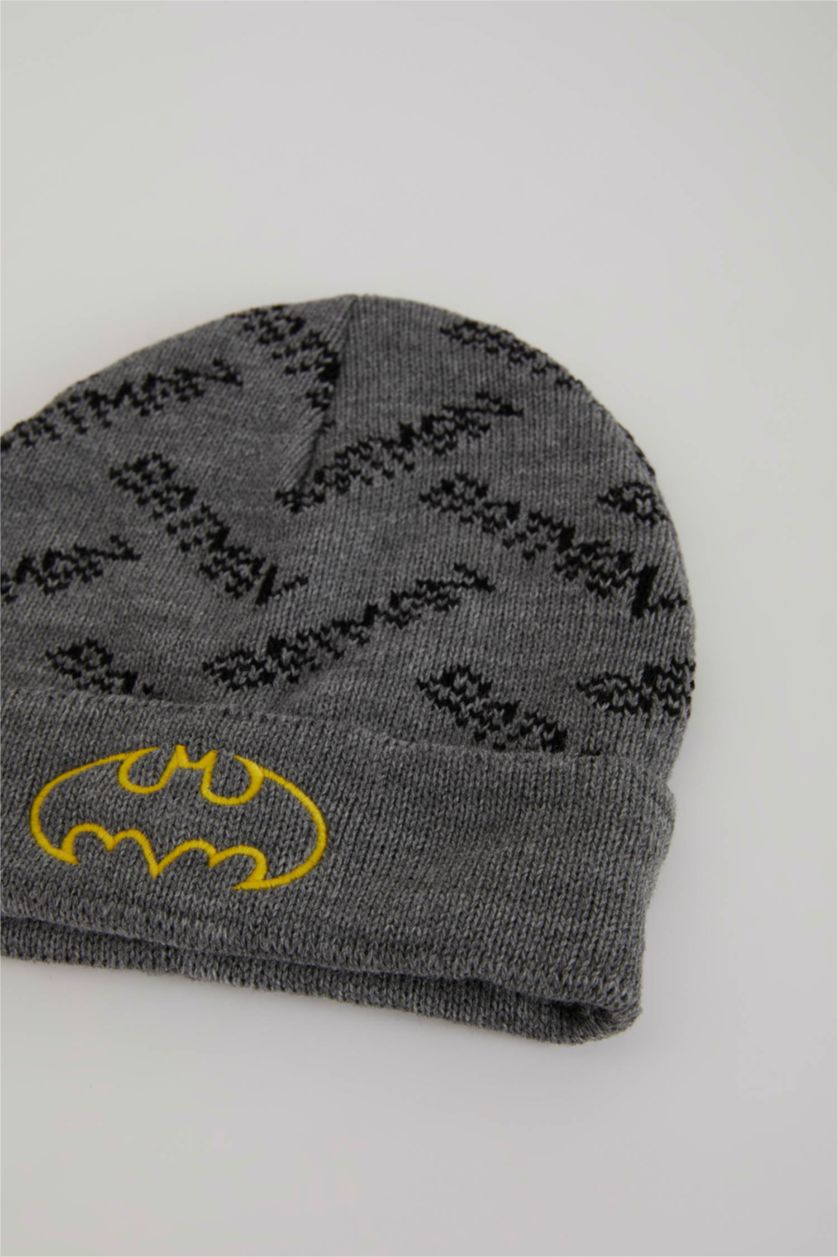 HOMME Anthracite Bonnet Batman pour Homme