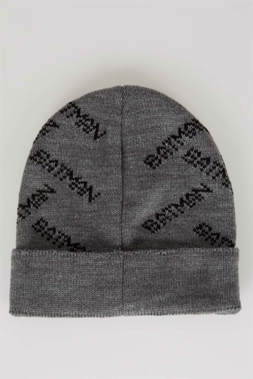 HOMME Anthracite Bonnet Batman pour Homme