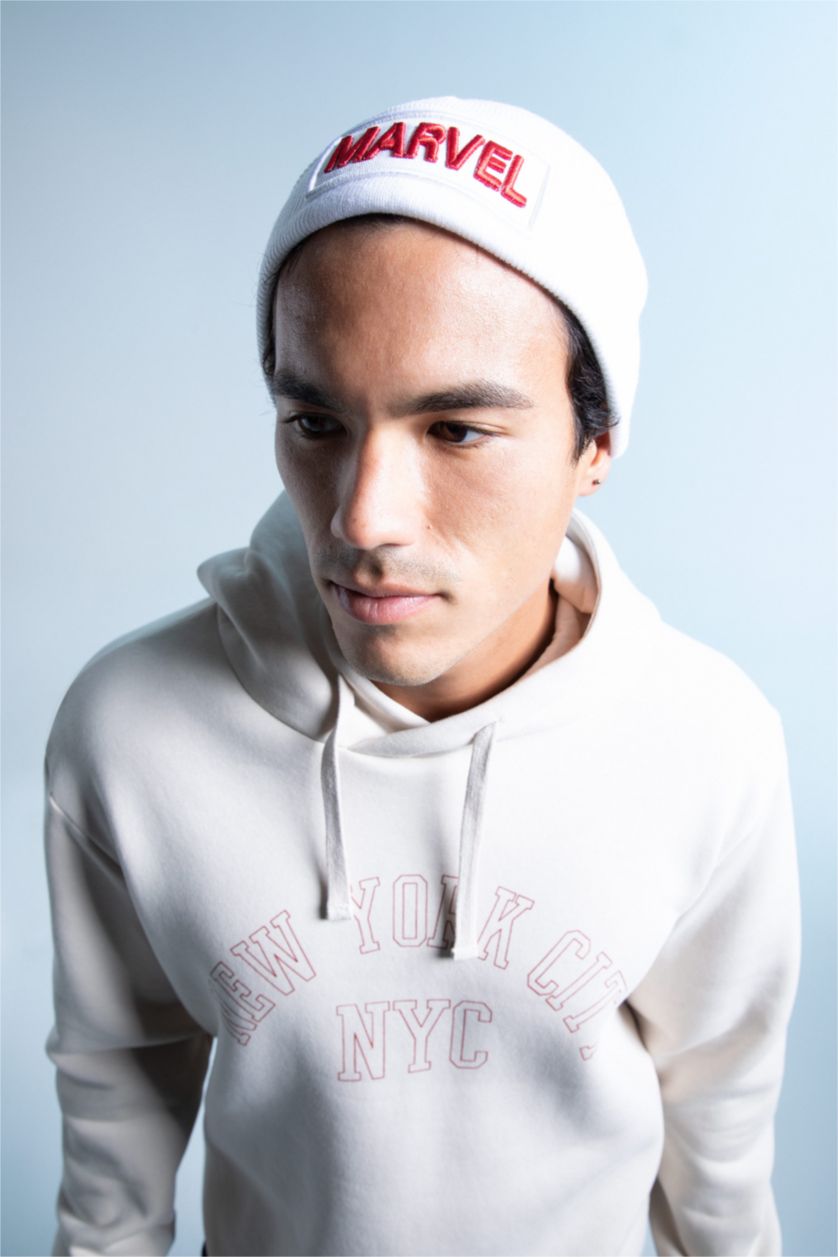 HOMME Non cartographié Bonnet d'hiver Marvel-Logo (Fournisseur) Homme