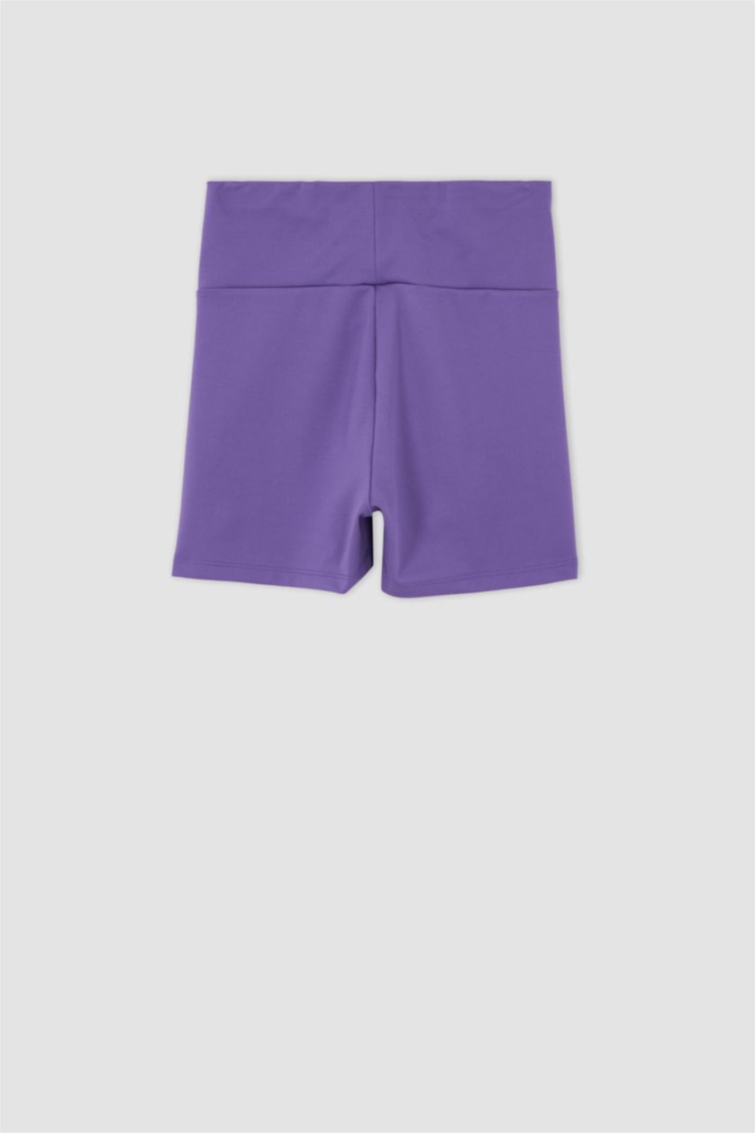 FEMME Violet Leggings Motard Taille couvrante