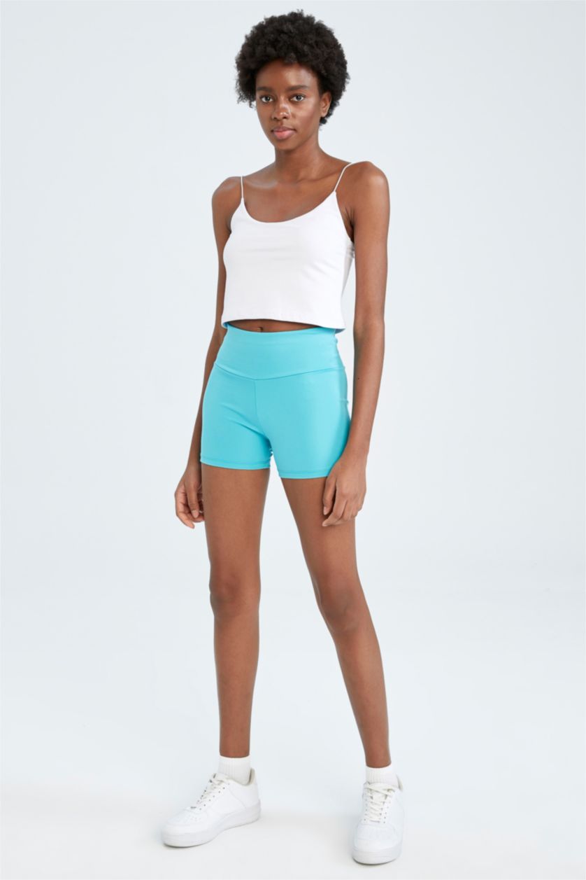 WOMAN Turquoise Sport Leggings