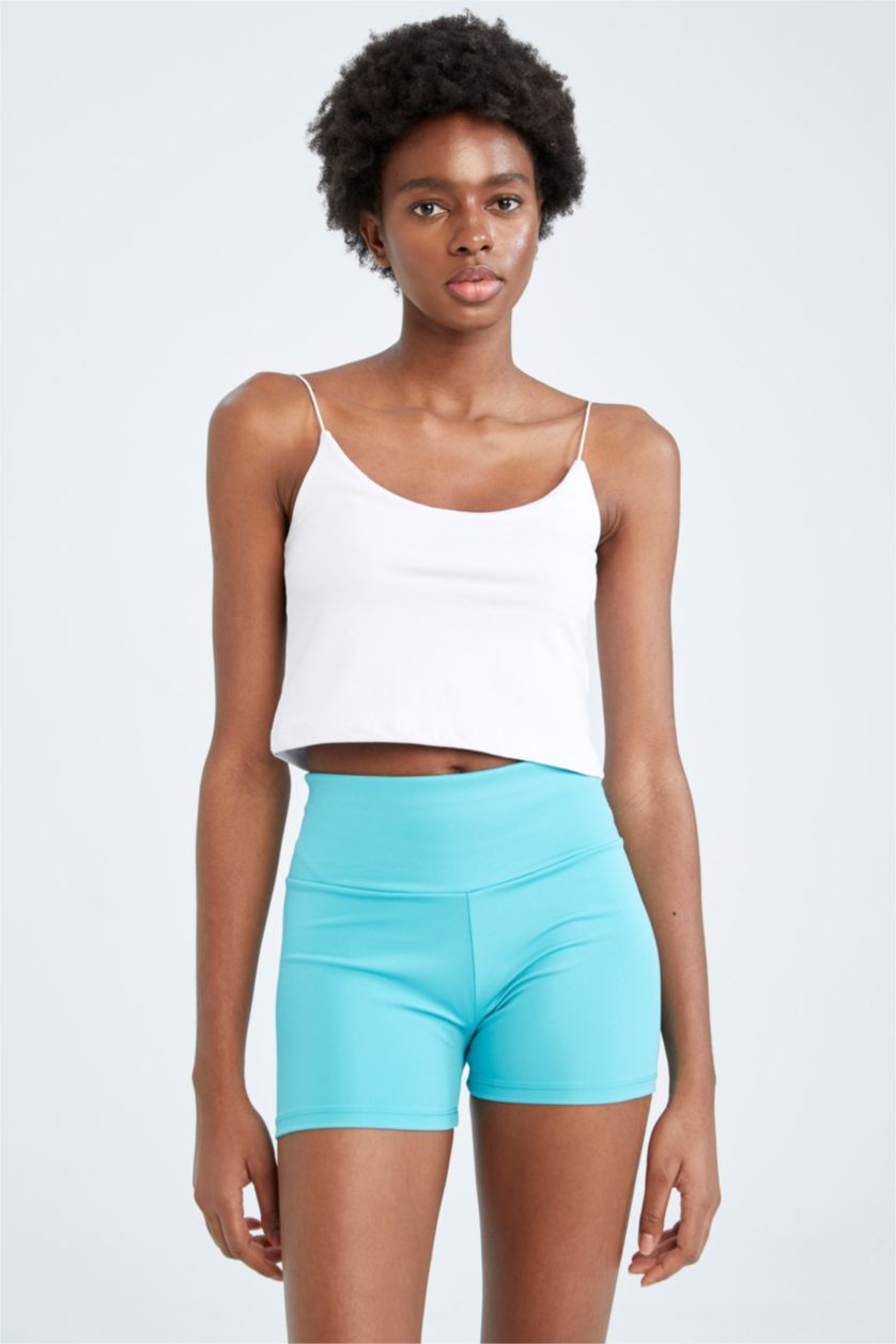 WOMAN Turquoise Sport Leggings