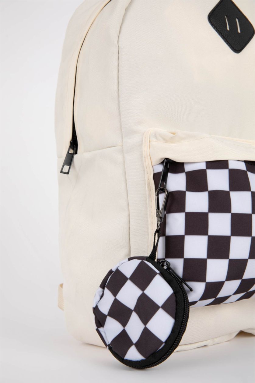 Женщины Бежевый Рюкзак для женщин, Школьная коллекция