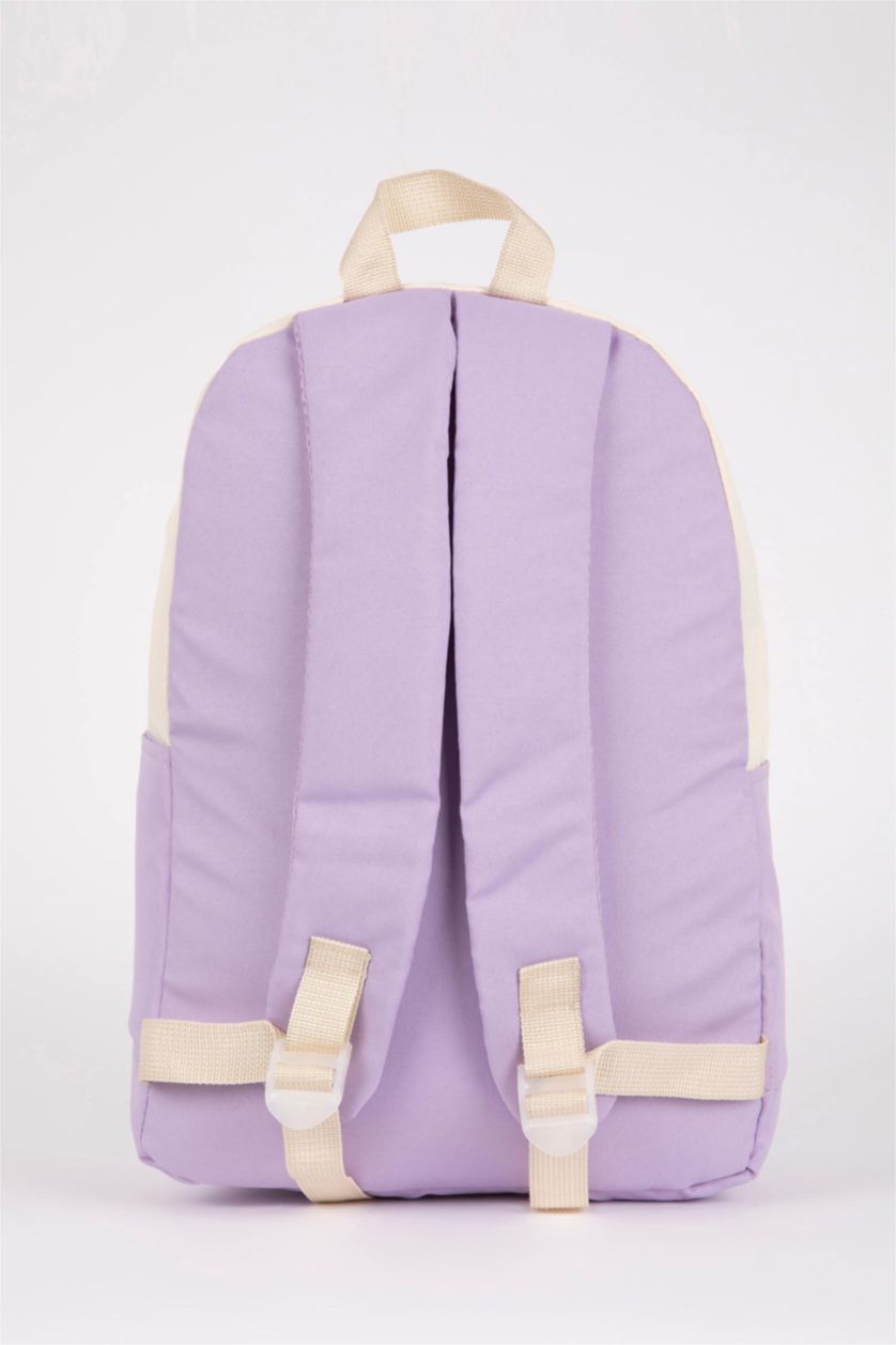 Kadın Lila Unisex Okul Sırt Çantası