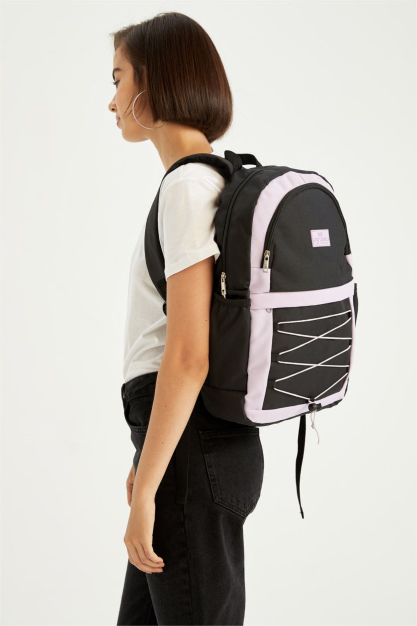 Женщины Сиреневый Рюкзак, Школьная коллекция