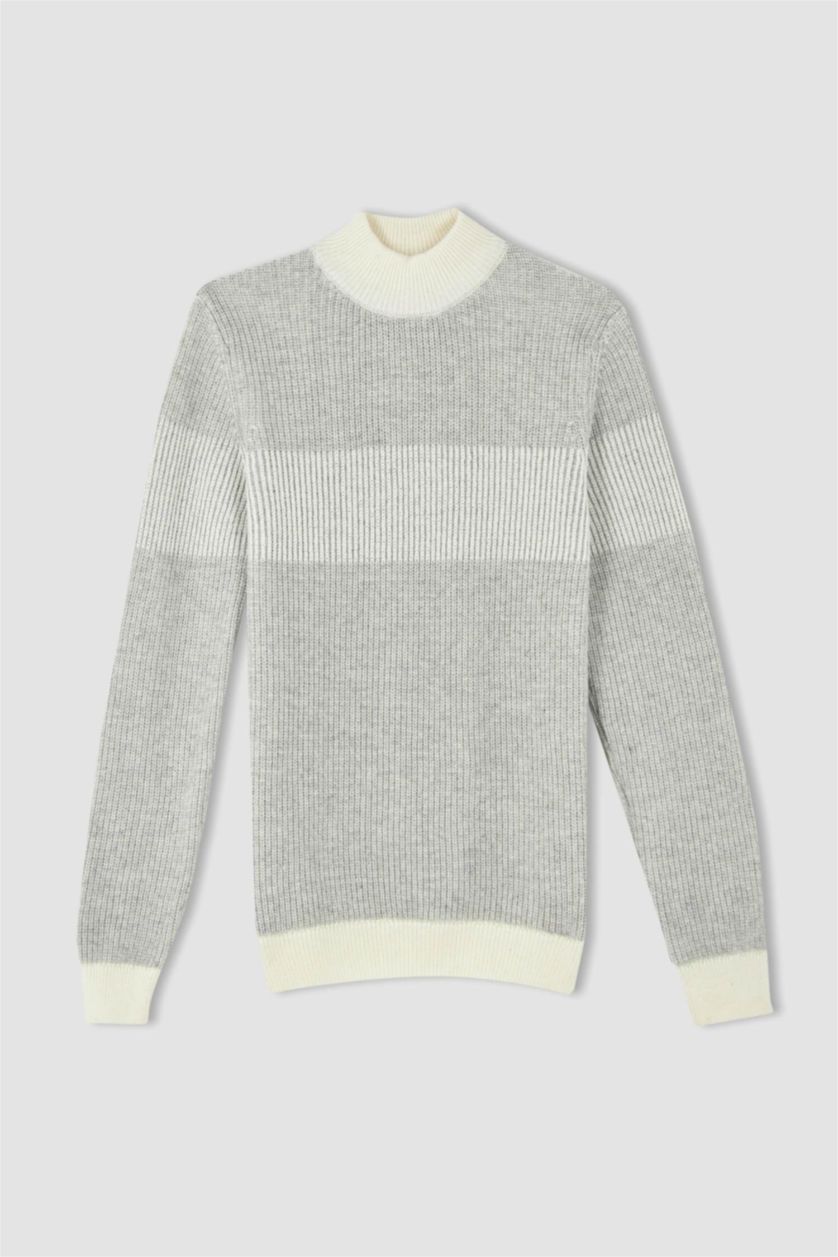 HOMME Blanc Slim Fit Knitwear Pullover