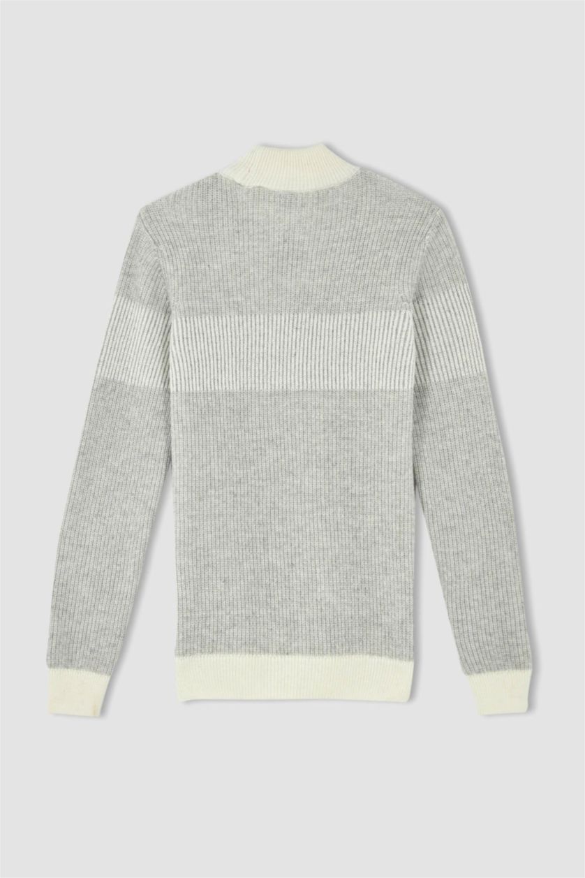 HOMME Blanc Slim Fit Knitwear Pullover