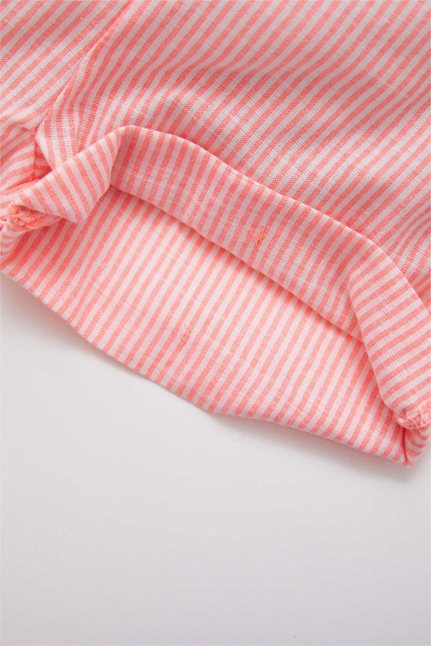 BÉBÉ FILLE Écru Salopette Look Lin