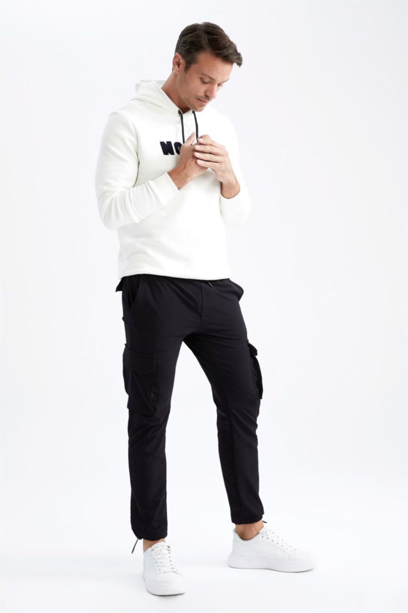 Мужчины Черный Брюки Джоггеры для мужчин