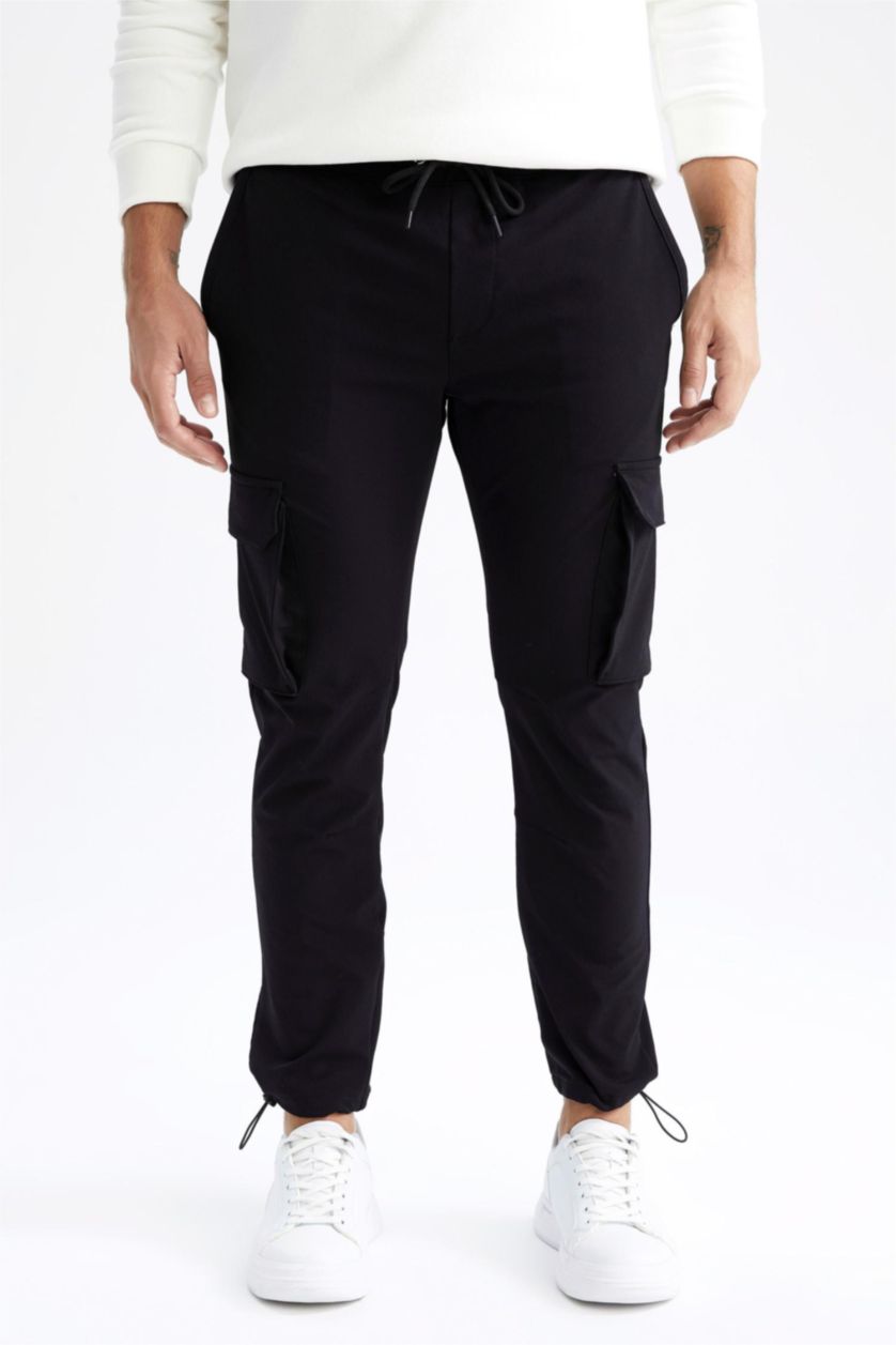 Мужчины Черный Брюки Джоггеры для мужчин