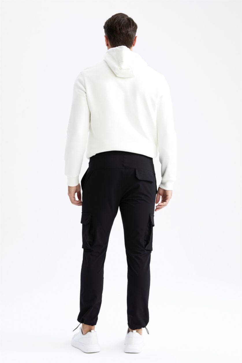 Мужчины Черный Брюки Джоггеры для мужчин