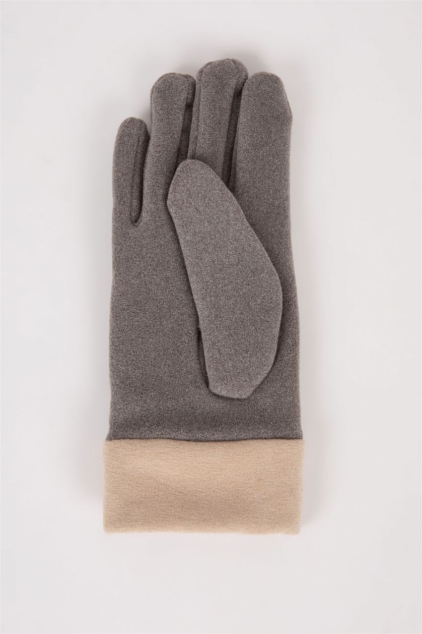 WOMAN Light Grey Woman Gloves