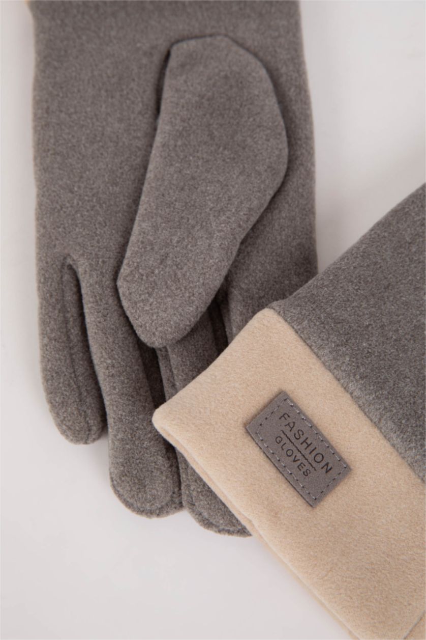 WOMAN Light Grey Woman Gloves