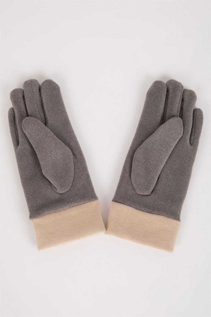 WOMAN Light Grey Woman Gloves