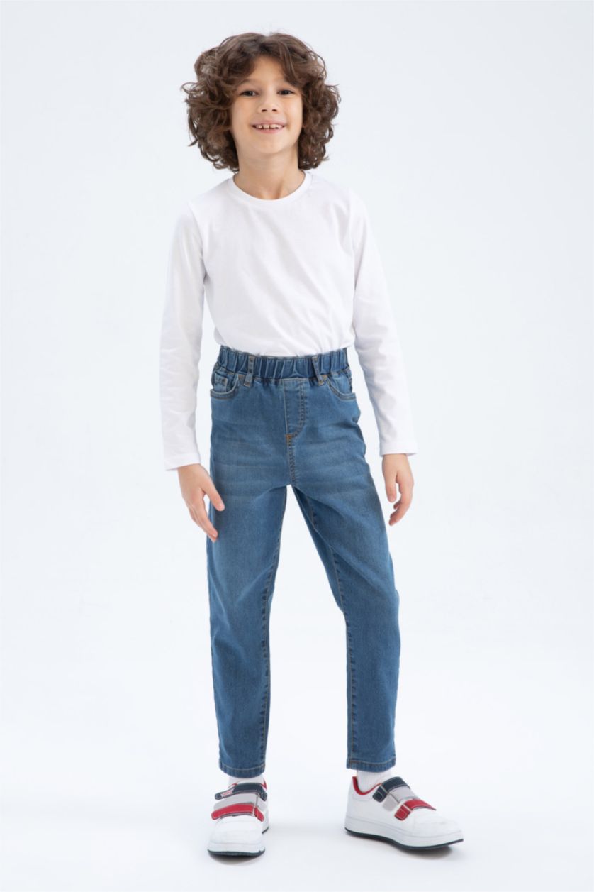BOYS & TEENS Blue Boy Balloon Fit Jeans