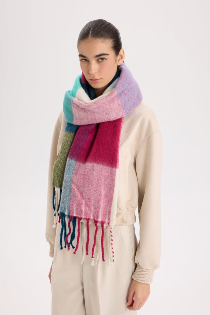 Женщины Разноцветный Шарф для женщин