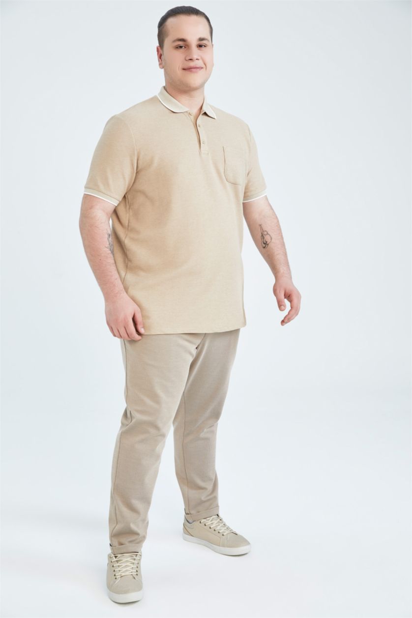 HOMME Beige Pantalon De Jogging En Maille Oversize