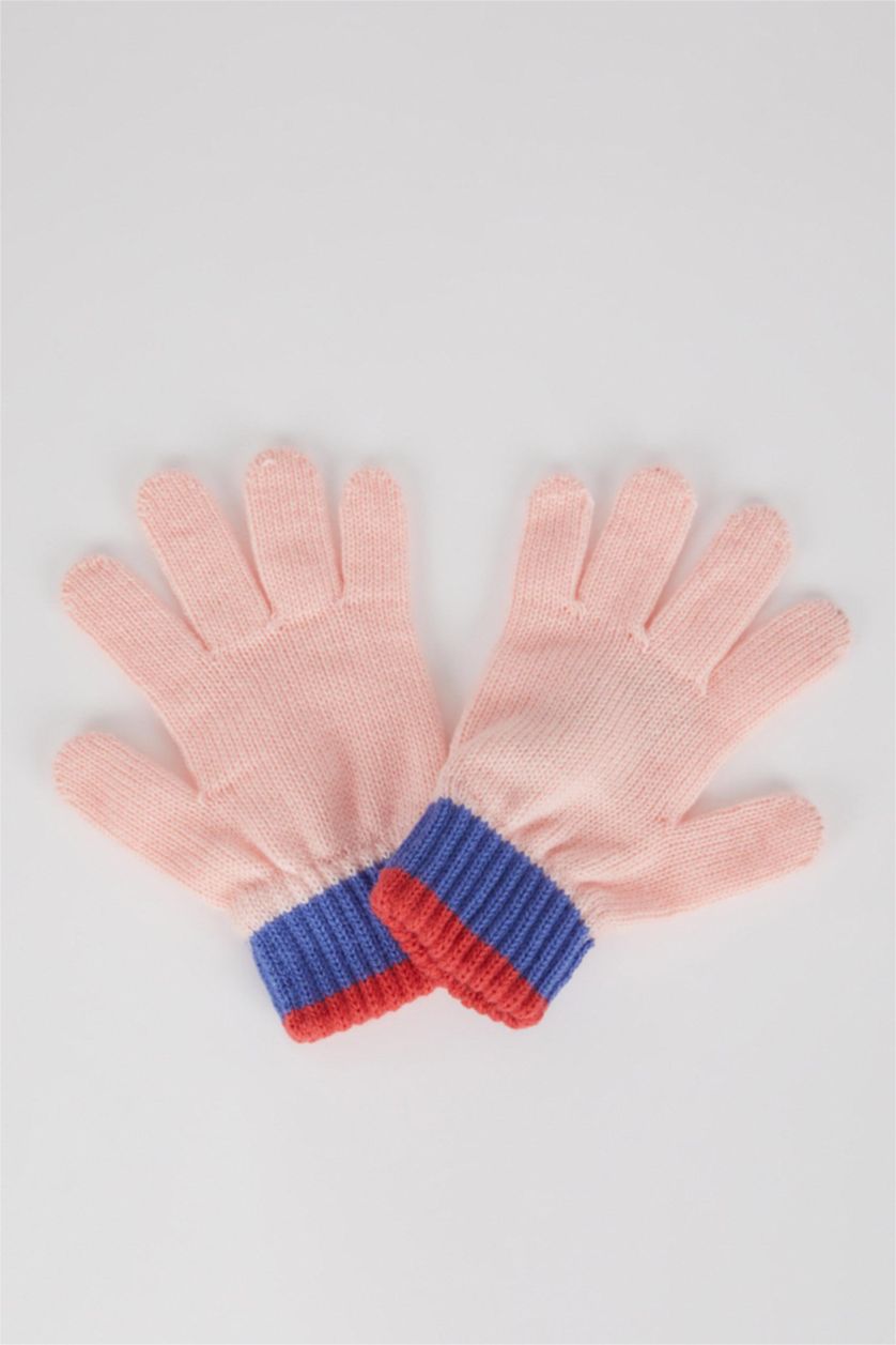 GIRLS & TEENS Pink Girl 2 piece Gloves
