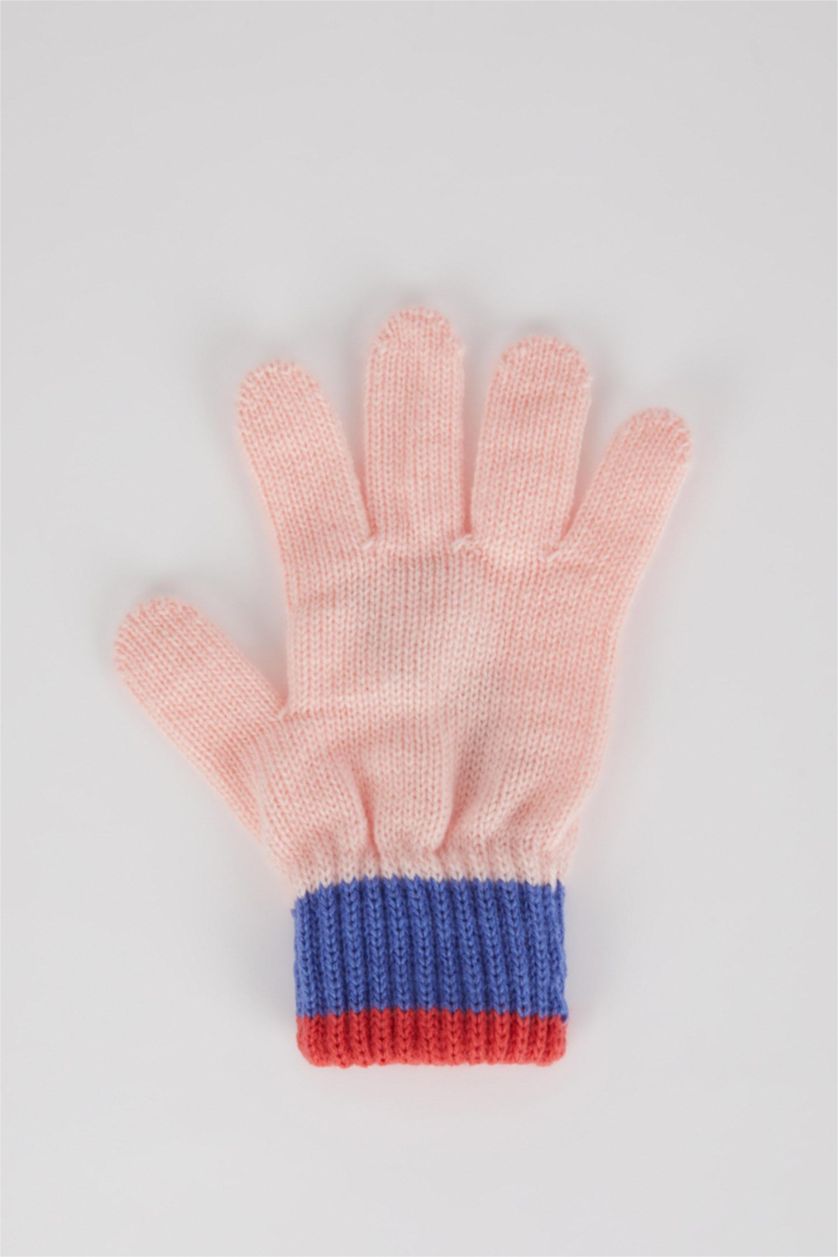 GIRLS & TEENS Pink Girl 2 piece Gloves