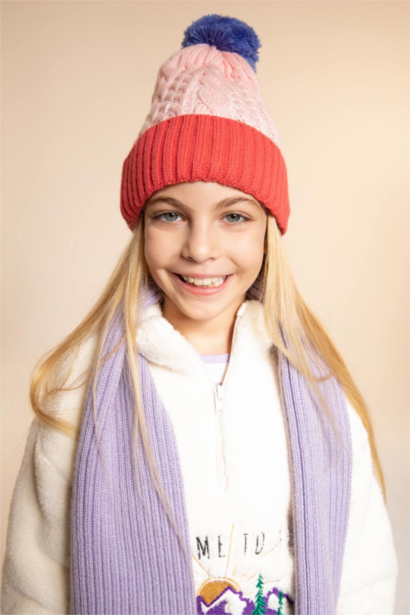 GIRLS & TEENS Pink Girl 2 piece Gloves