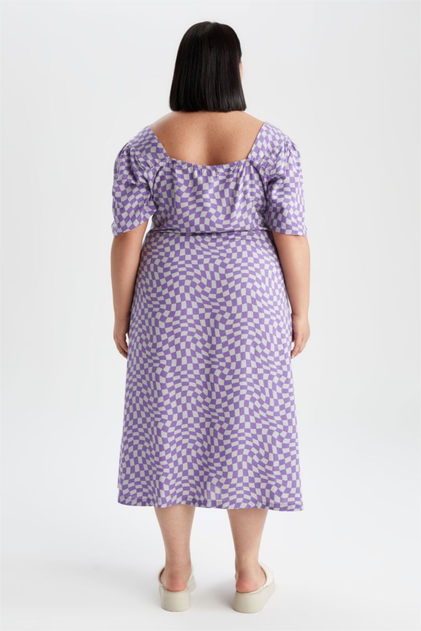 WOMAN Lilac Midi Dress