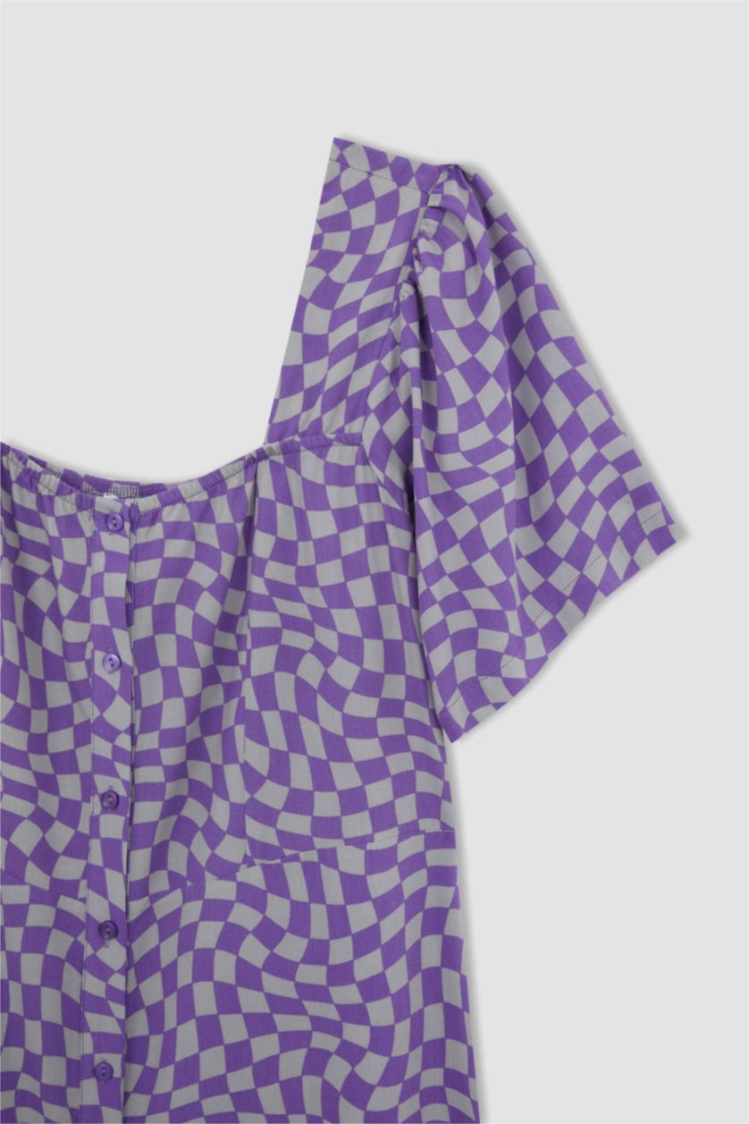 WOMAN Lilac Midi Dress