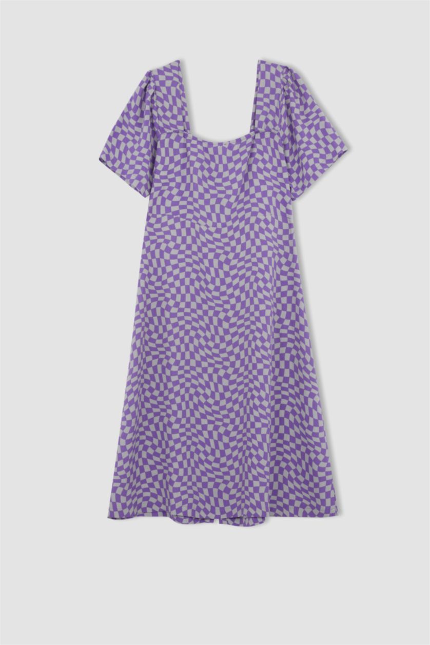 WOMAN Lilac Midi Dress