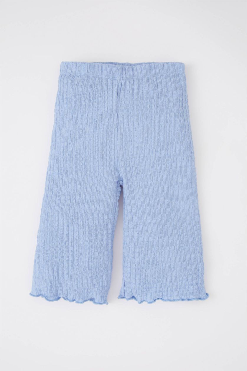 BÉBÉ FILLE BLEU Clair Ensemble pantalon et chemisier à une épaule coupe régulière pour bébé fille