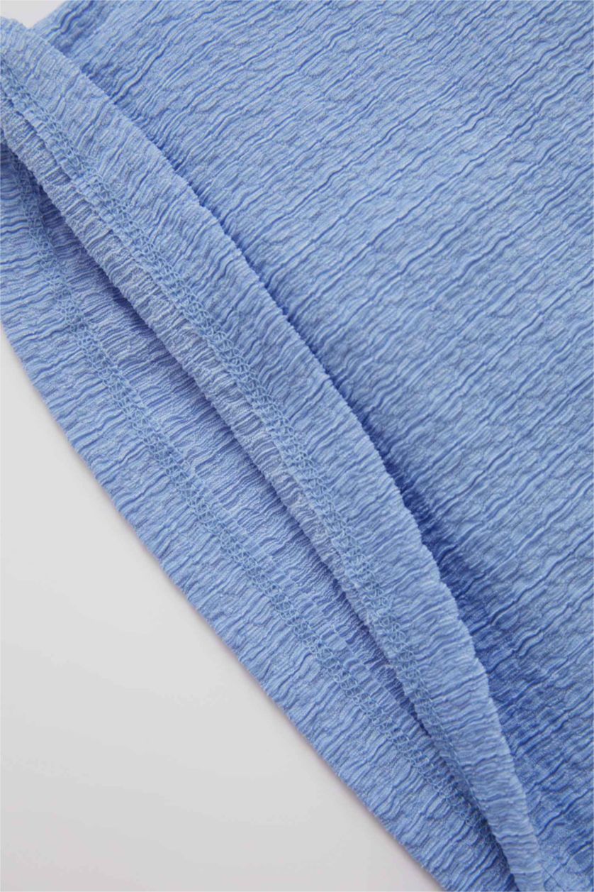 BÉBÉ FILLE BLEU Clair Ensemble pantalon et chemisier à une épaule coupe régulière pour bébé fille