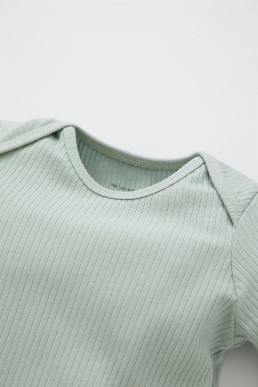 BABY GIRL Mint جمبسوت مضلع قصة عادية